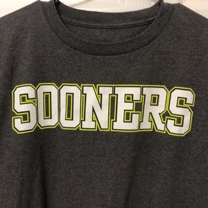 NWOT Men’s Oklahoma Sooners TShirt Dark Gray Large